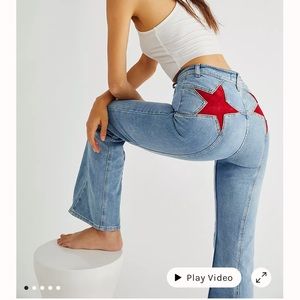 Free People Firecracker Flare Jeans